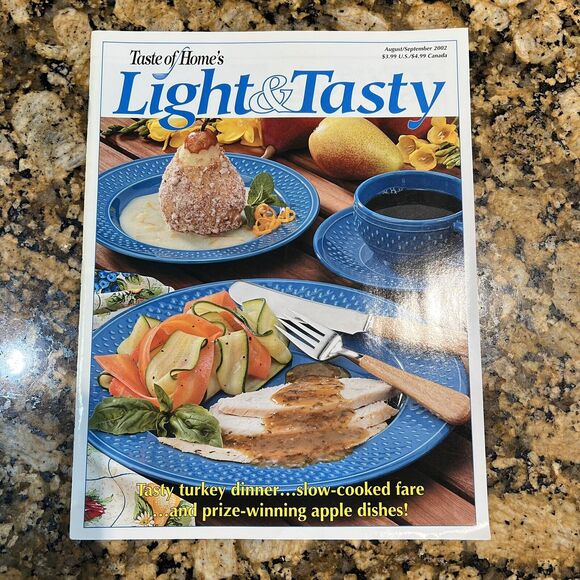 Taste of Homes Light And Tasty Cooking Recipe Magazines 2002 Back Issue Set Of 6 - Picture 8 of 13